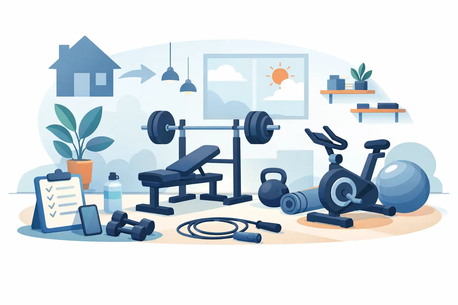 How to Build a Home Gym That You’ll Use