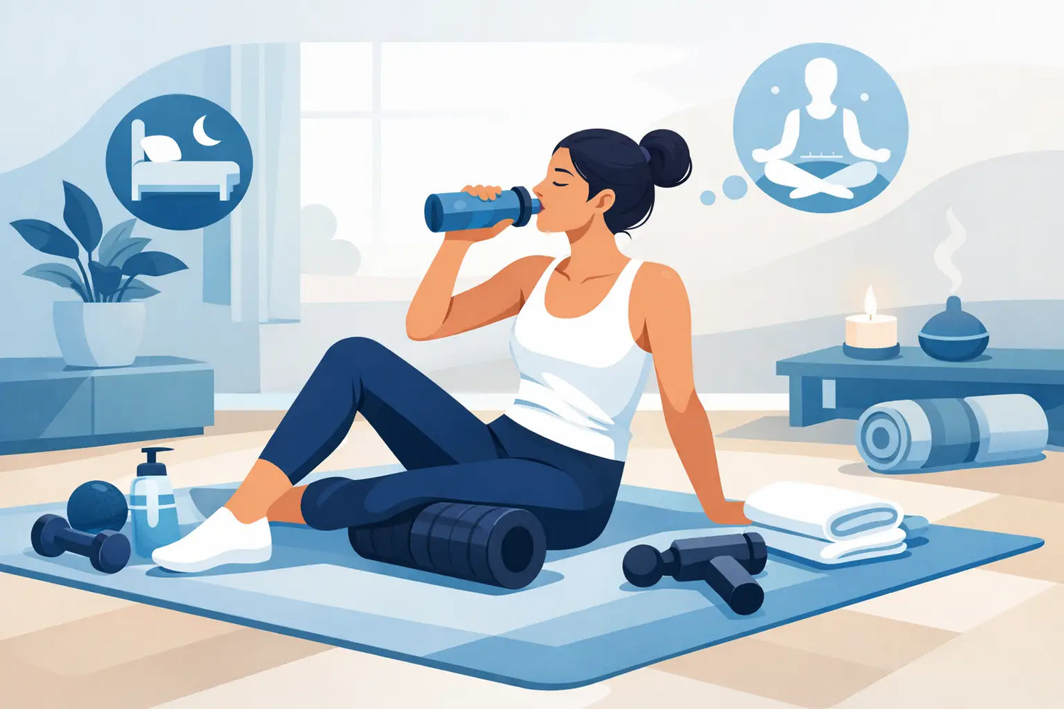 A Home Workout Recovery Routine That Works