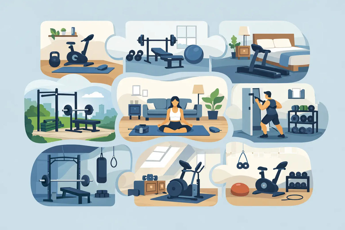 8 Home Gym Setup Examples for Everyday Life
