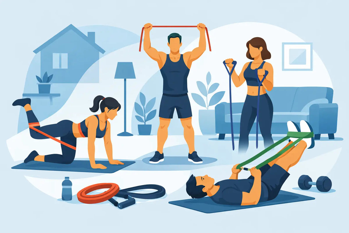 10 Resistance Band Workout Examples for Home