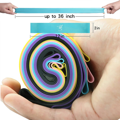 5 Colors Latex Resistance Bands